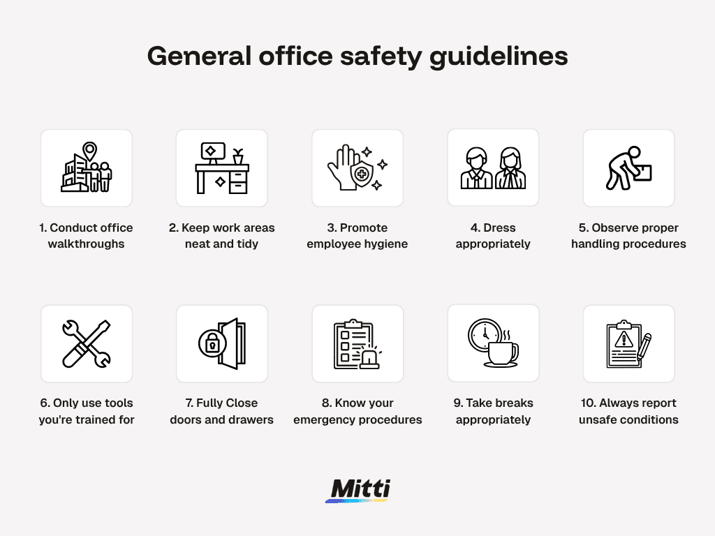 Top 10 Office Safety Rules Infographic -Rebrand-
