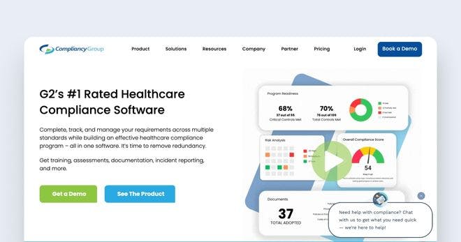 Compliancy Group homepage
