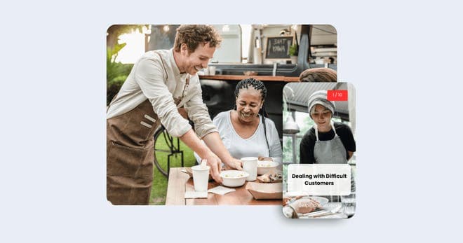 Dealing with difficult customers course on SC Training