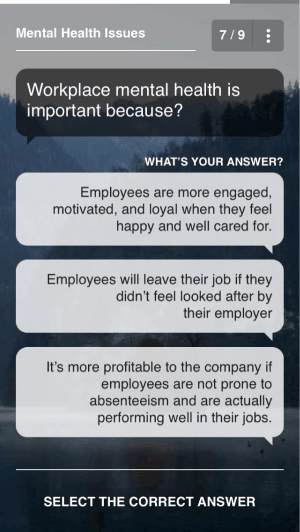 SC Training (formerly EdApp) Mental Health Course - Mental Health in the Workplace