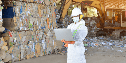 An inspector following the PPWR
