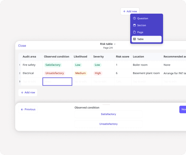 Turn sheets and docs into a digital checklist