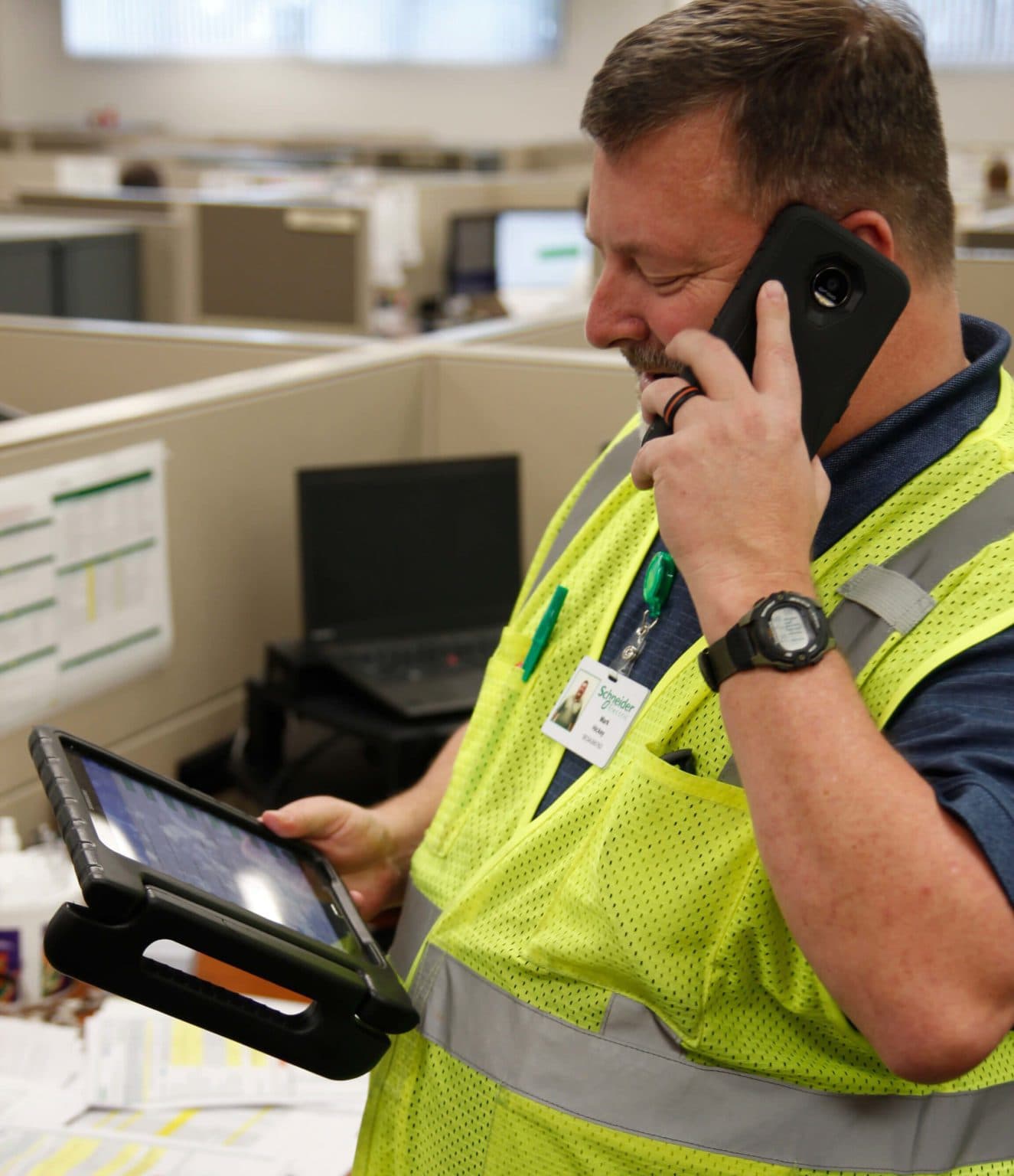 Schneider Electric Mobiele Audit op de site