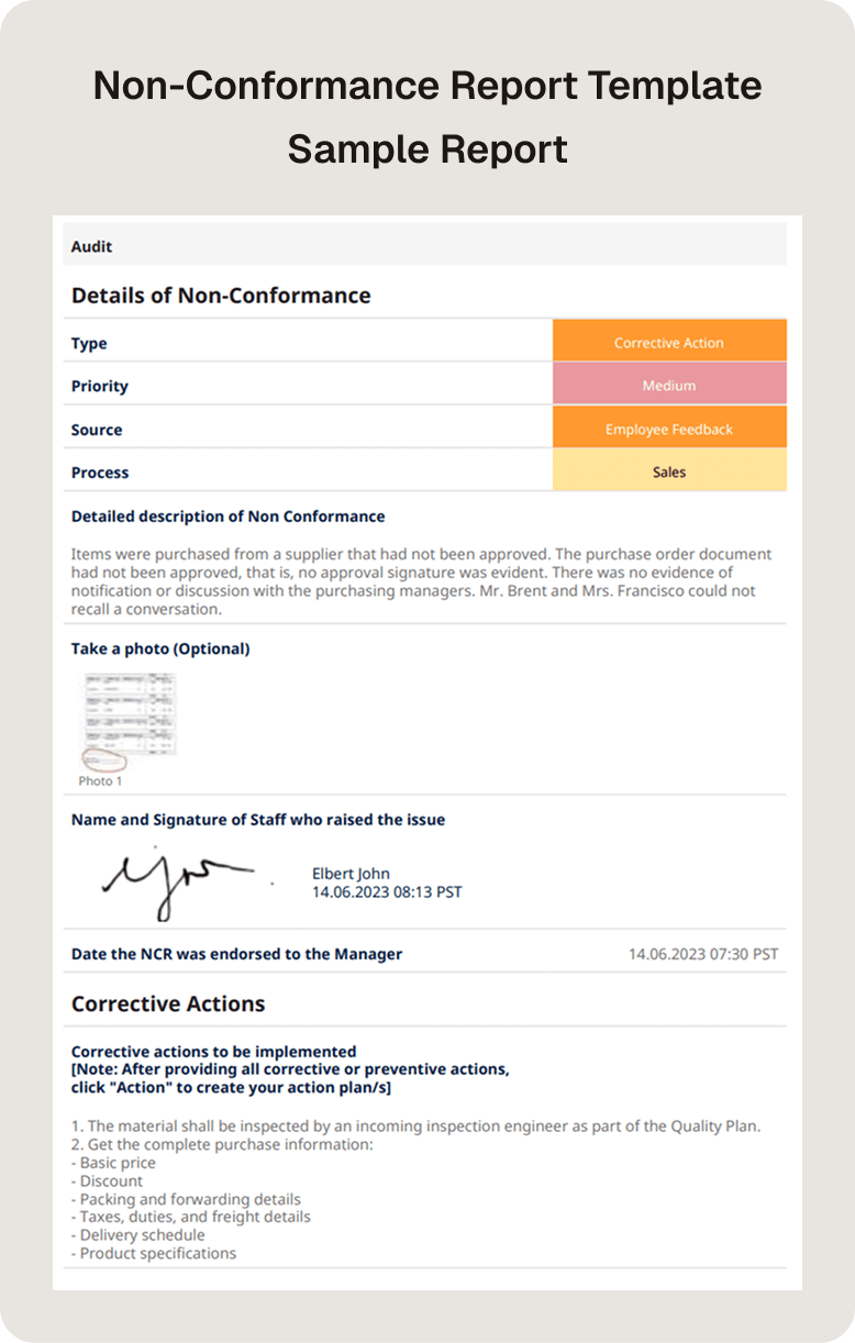 non-conformance PDF Image