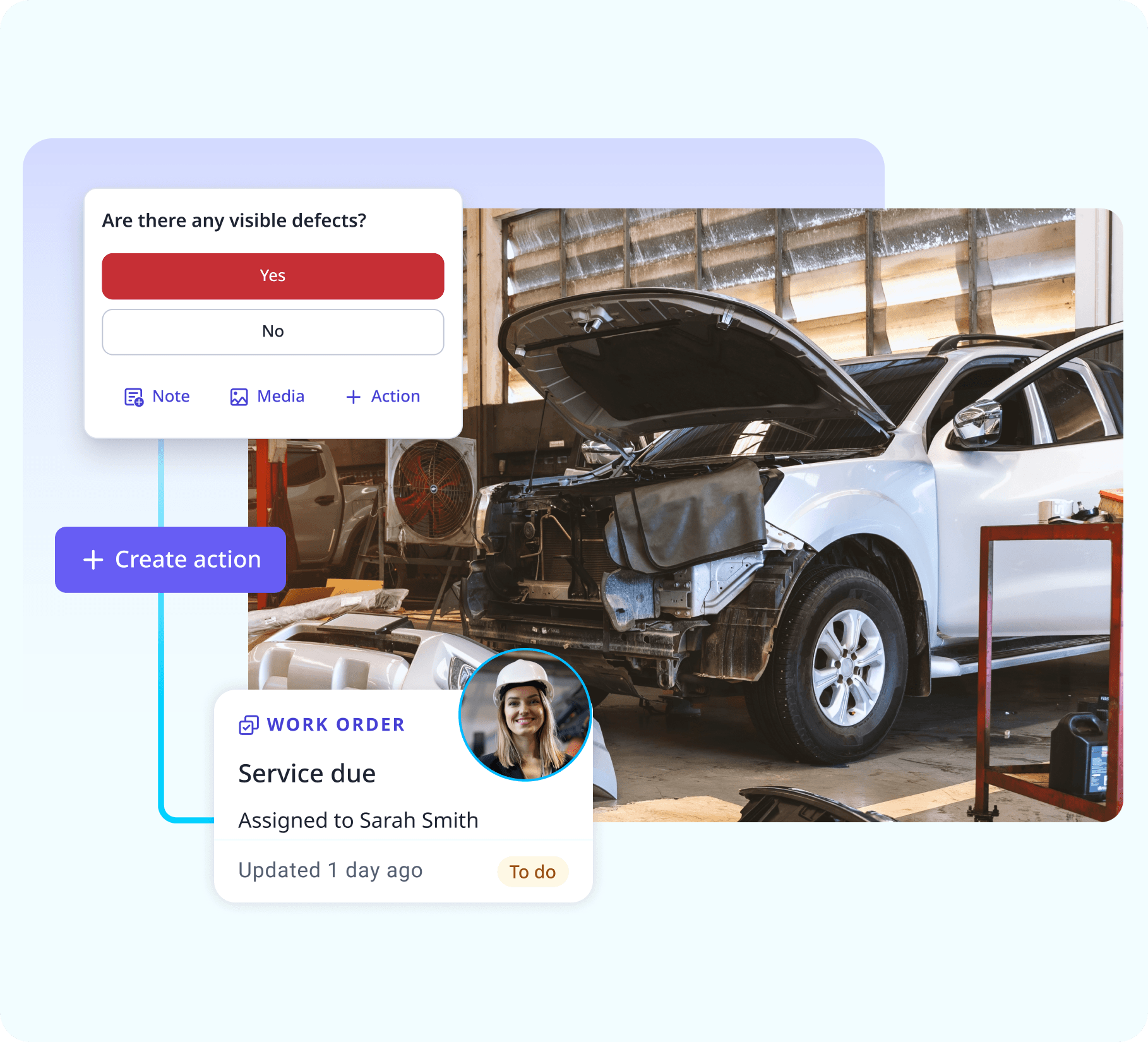 Tasks and Actions - Vehicle Servicing