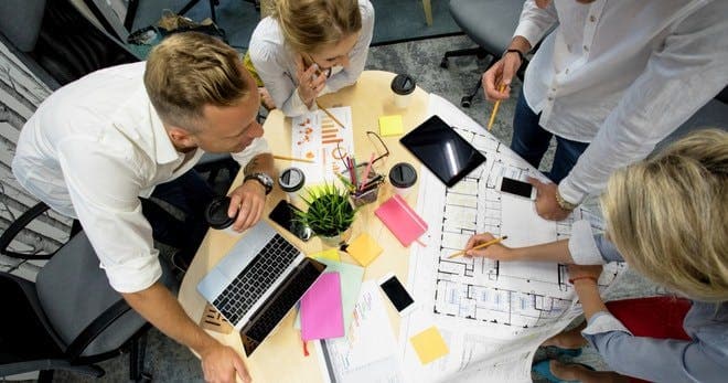 A group planning a project