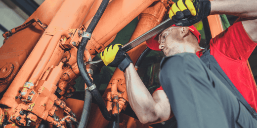 A personnel performing emergency maintenance