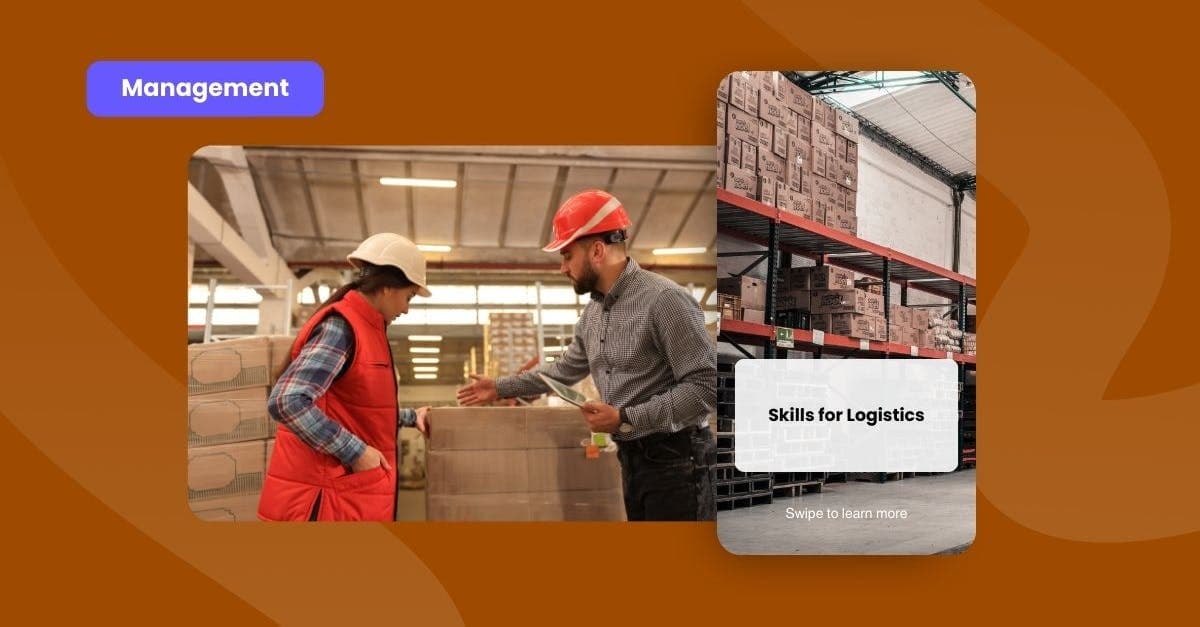Image for 10 skills for logistics managers