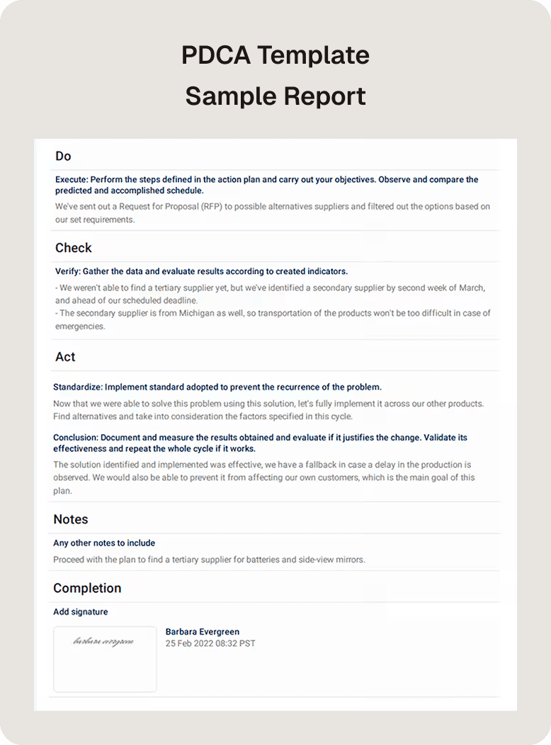 pdca-template PDF Image