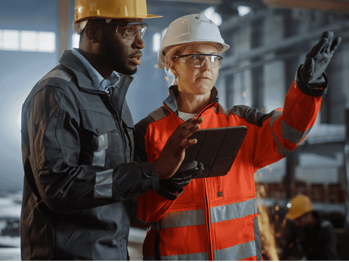 Warehouse workers using Mitti (by SafetyCulture) for Total Worker Health processes mitti blog