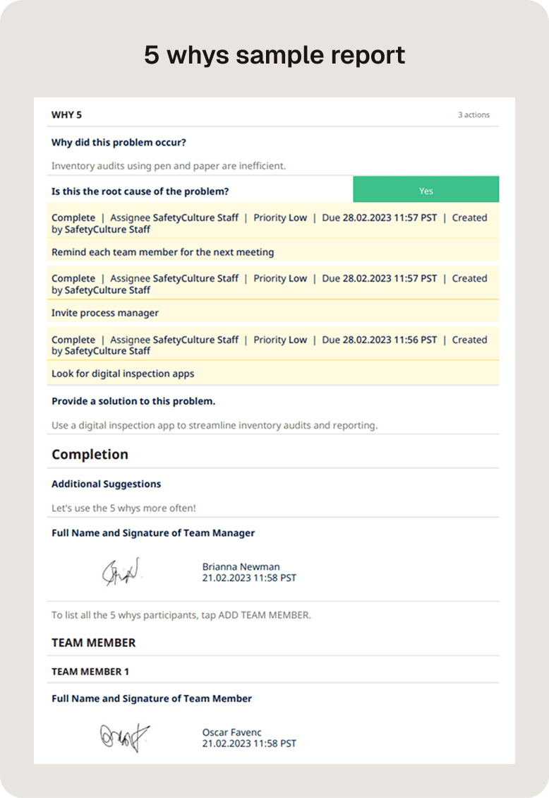 Free 5 Whys Templates & Forms | Mitti (by SafetyCulture)