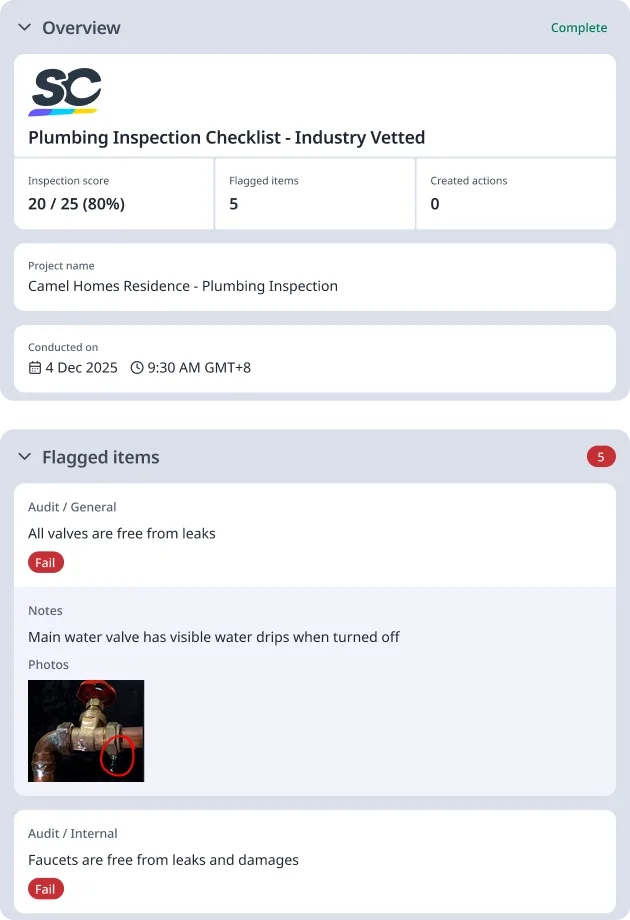 Plumbing Inspection Checklist - Industry Vetted featured image